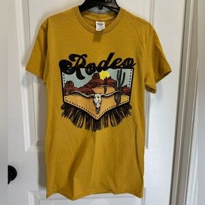 Mustard Rodeo Graphic T-Shirt